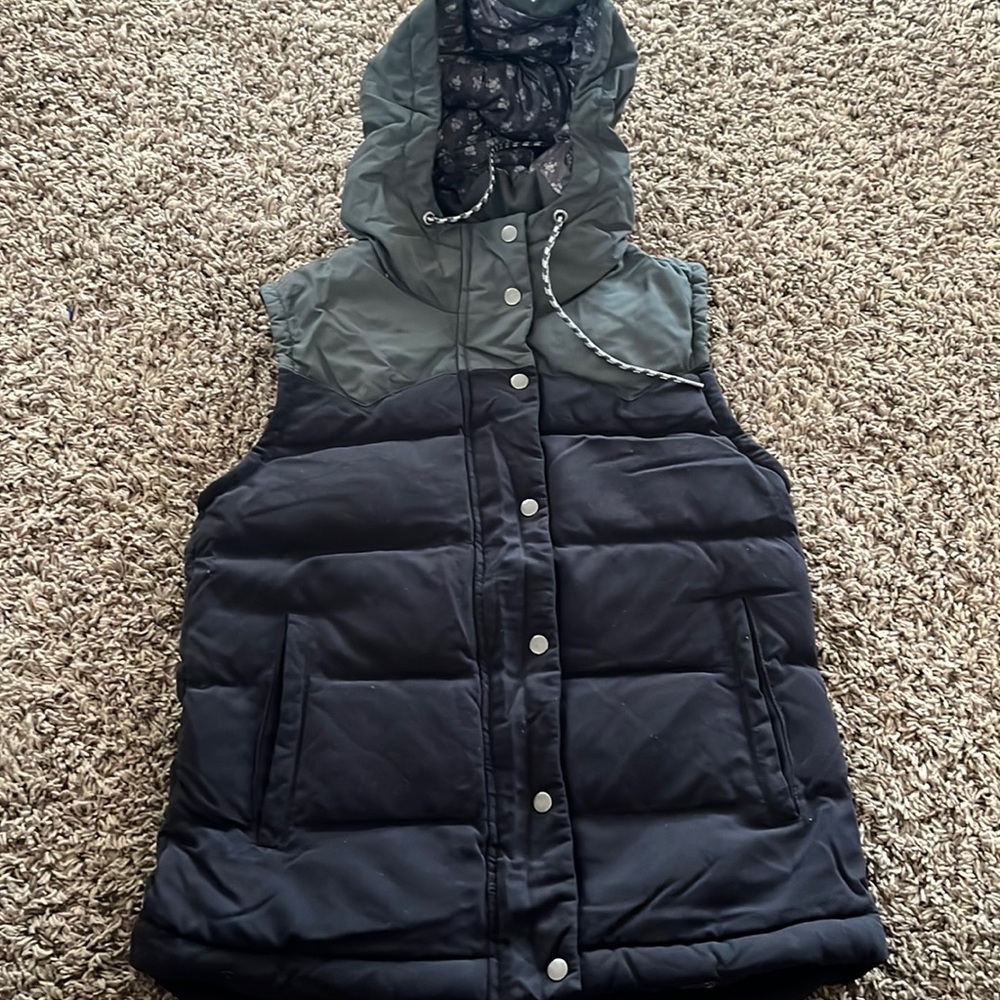 Patagonia hooded bivy down vest Womens Small - Picture 1 of 6